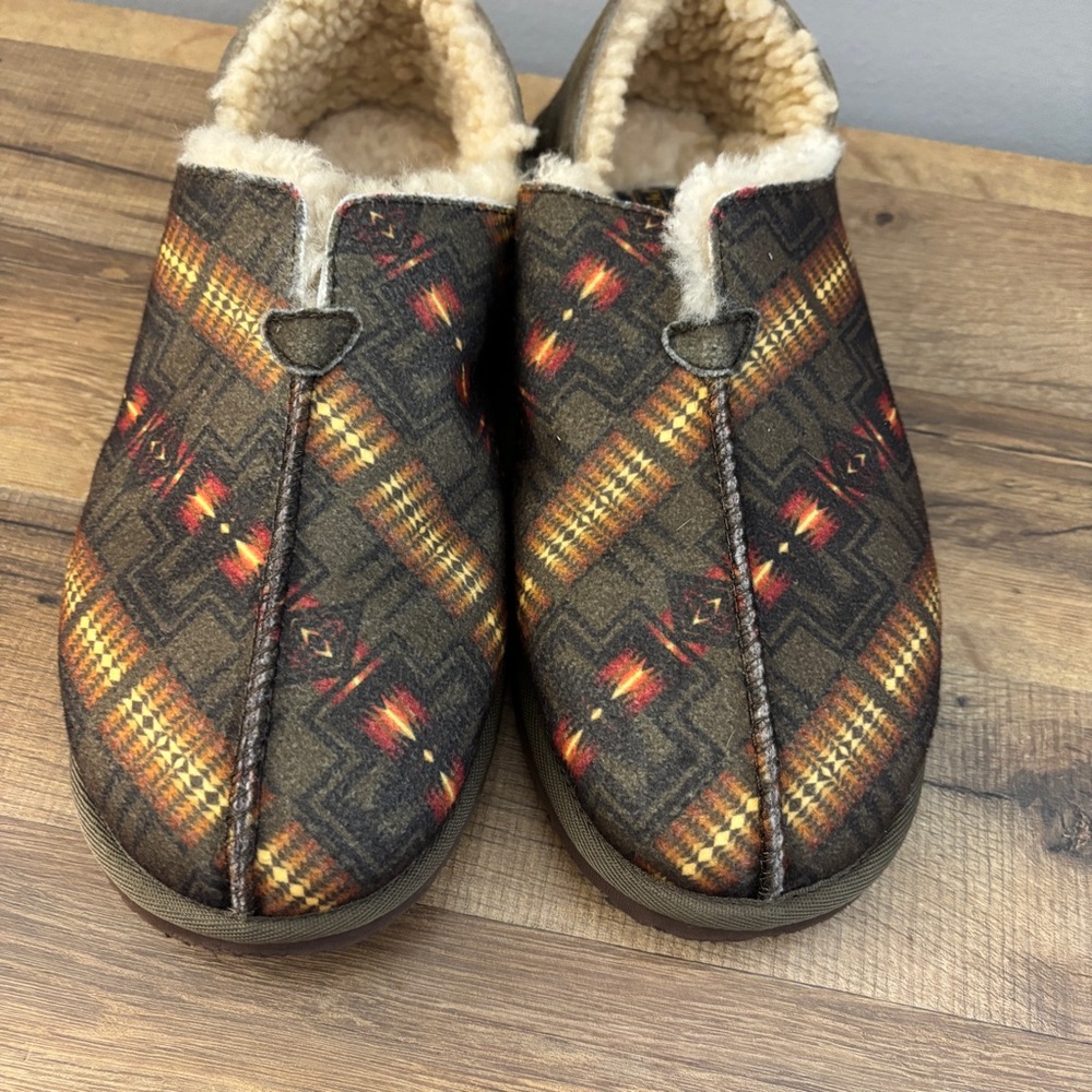 Pendleton Wool Shearling Couch Cruiser Slippers A… - image 3